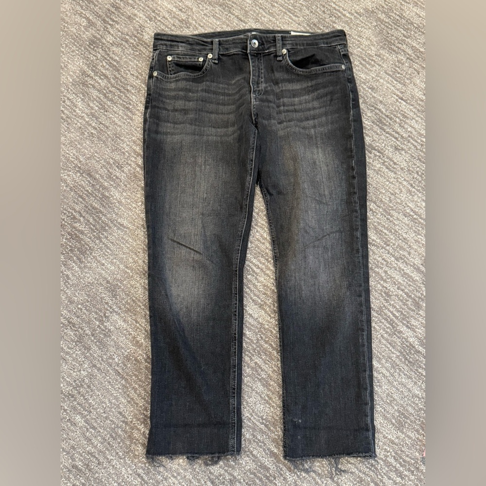 rag & bone Black Boyfriend Jeans